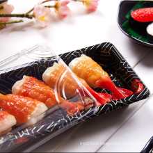 Good Quality Custom Disposable Plastic Sushi Tray With Lid